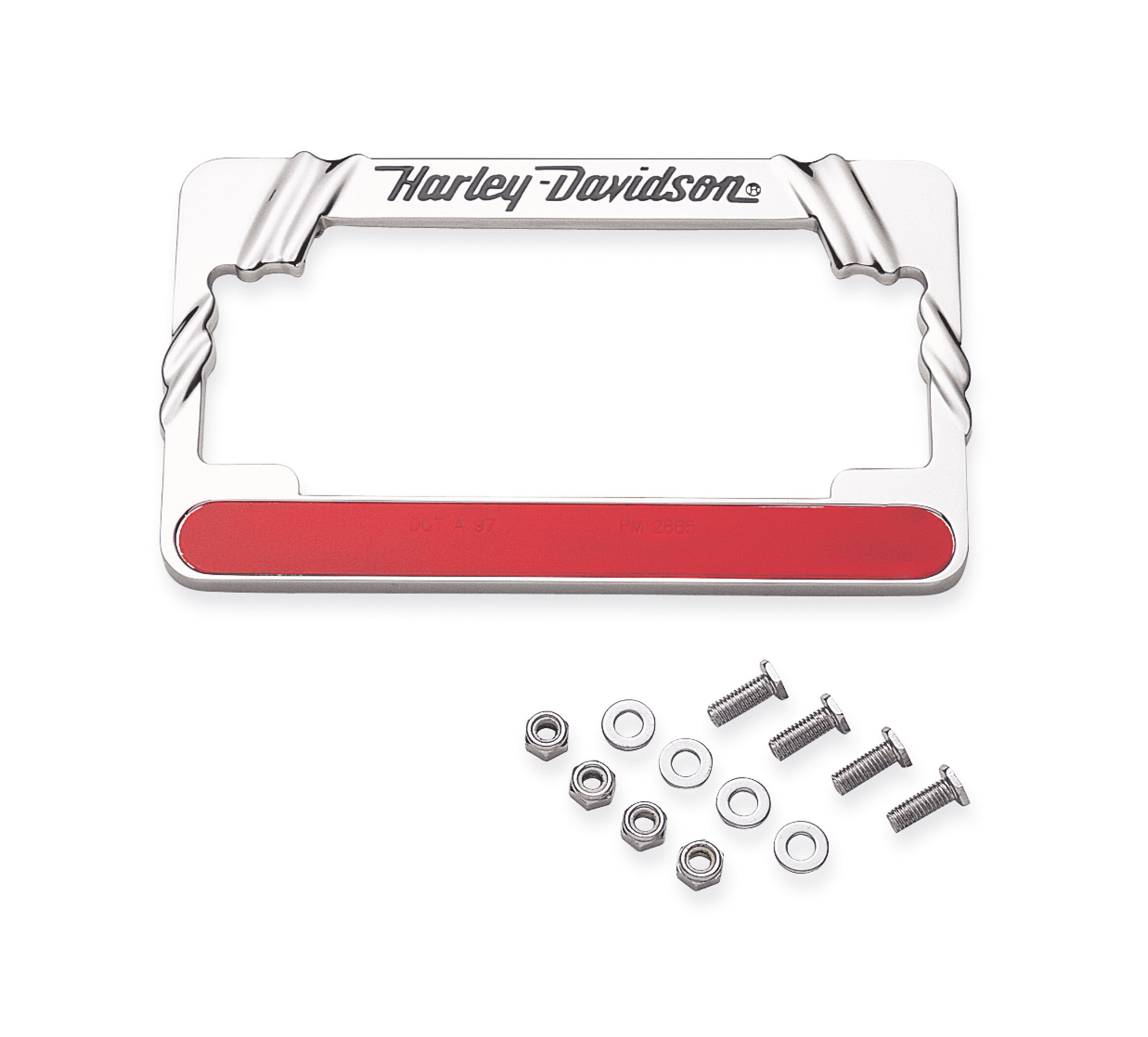 MOTORCYCLE LICENSE PLATE FRAME LADY RIDER  DESIGN